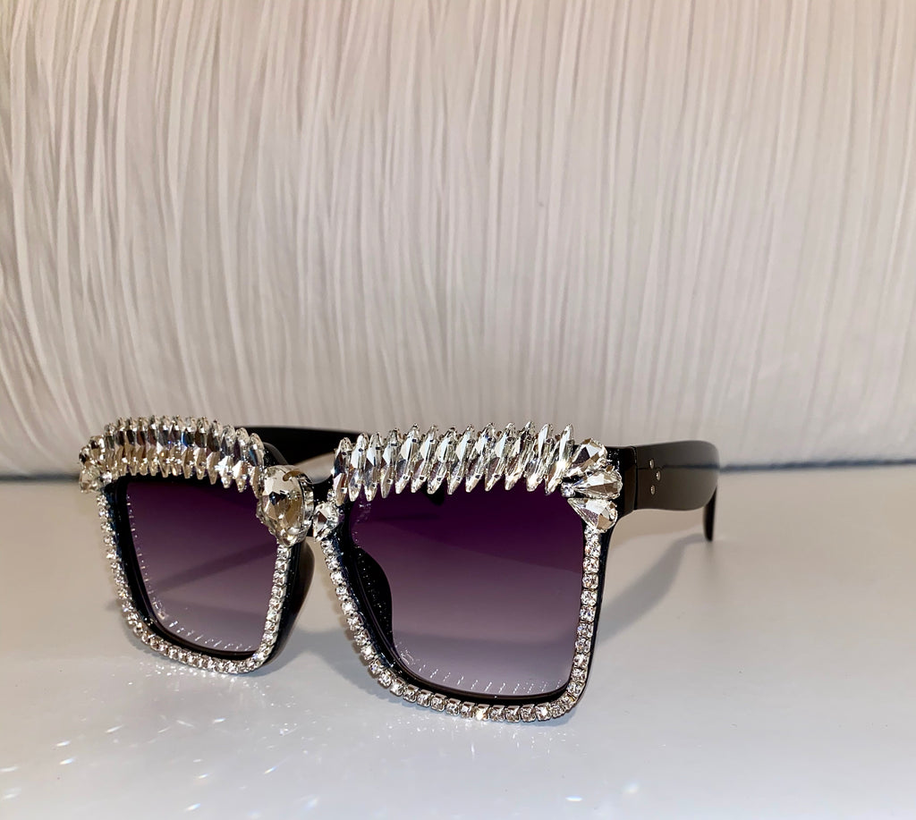 OUT ALL NIGHT CRYSTAL SUNGLASSES